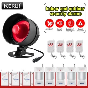 Home Wireless Security System Alarm Siren Horn Loud Alarm Kit for Home Business - Picture 1 of 55