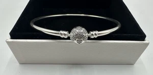 Pandora Snowflake Bracelet “As Unique As You” With Box, 8 inches - Picture 1 of 13