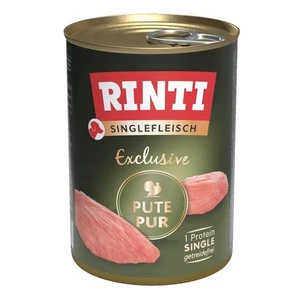 4000158940506 RINTI Singlefleisch Exclusive Turkey - Nassfutter für Hunde - 400g - Bild 1 von 1