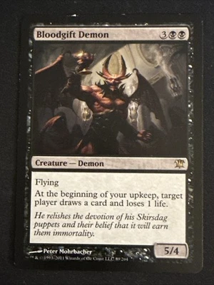 1x Bloodgift Demon (89) Innistrad MP MTG Magic The Gathering x1 MKE - Image 1 of 2