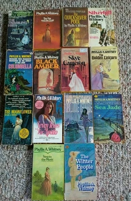 Phyllis A. Whitney - Vintage lot of 14 PB Books - Thriller, Romance, Mystery Foto 1 de 4