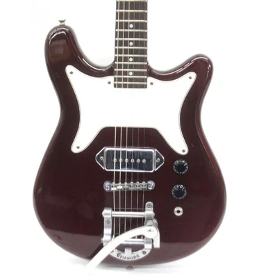 Epiphone Coronet '65 Reissue w/Bigsby Brown Electric Guitar Used From Japan - image 1 of 4