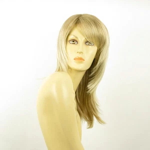 Perruque femme mi-longue blond méché blond très clair COLINE 15t613 - Imagen 1 de 8