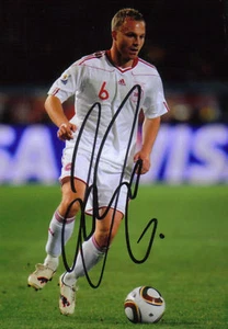 DENMARK: LARS JACOBSEN SIGNED 6x4 ACTION PHOTO+COA - Picture 1 of 1