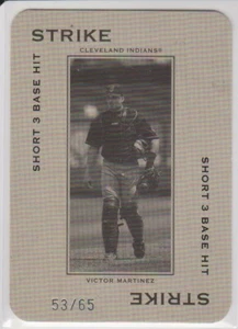 VICTOR MARTINEZ 2005 THROWBACK THREADS POLO GROUNDS STRIKE #53/65 INDIANS S2 - Picture 1 of 1