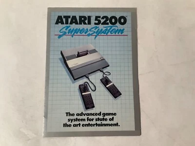 *Insert Only* Atari 5200 *System/Game Advert* Console Advertising Ad **OEM** - Image 1 of 4