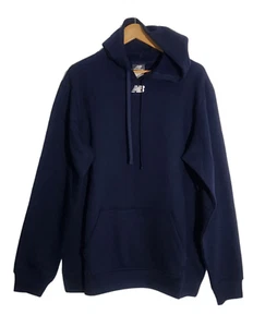 NEW BALANCE Men's Relaxed Fit Sweatshirt Pullover Hoodie Navy Blue 2XL - Picture 1 of 3