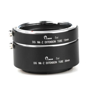 Pixco Auto Macro Extension Tube 13mm 26mm ring for Nikon Z mount Z5 Z6 II Z7 Z50 - Picture 1 of 4