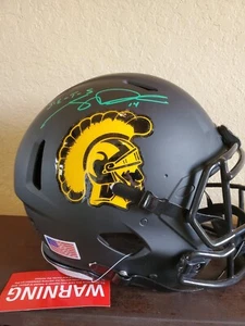 Sam Darnold Signed Fullsize Authentic Helmet - Picture 1 of 5
