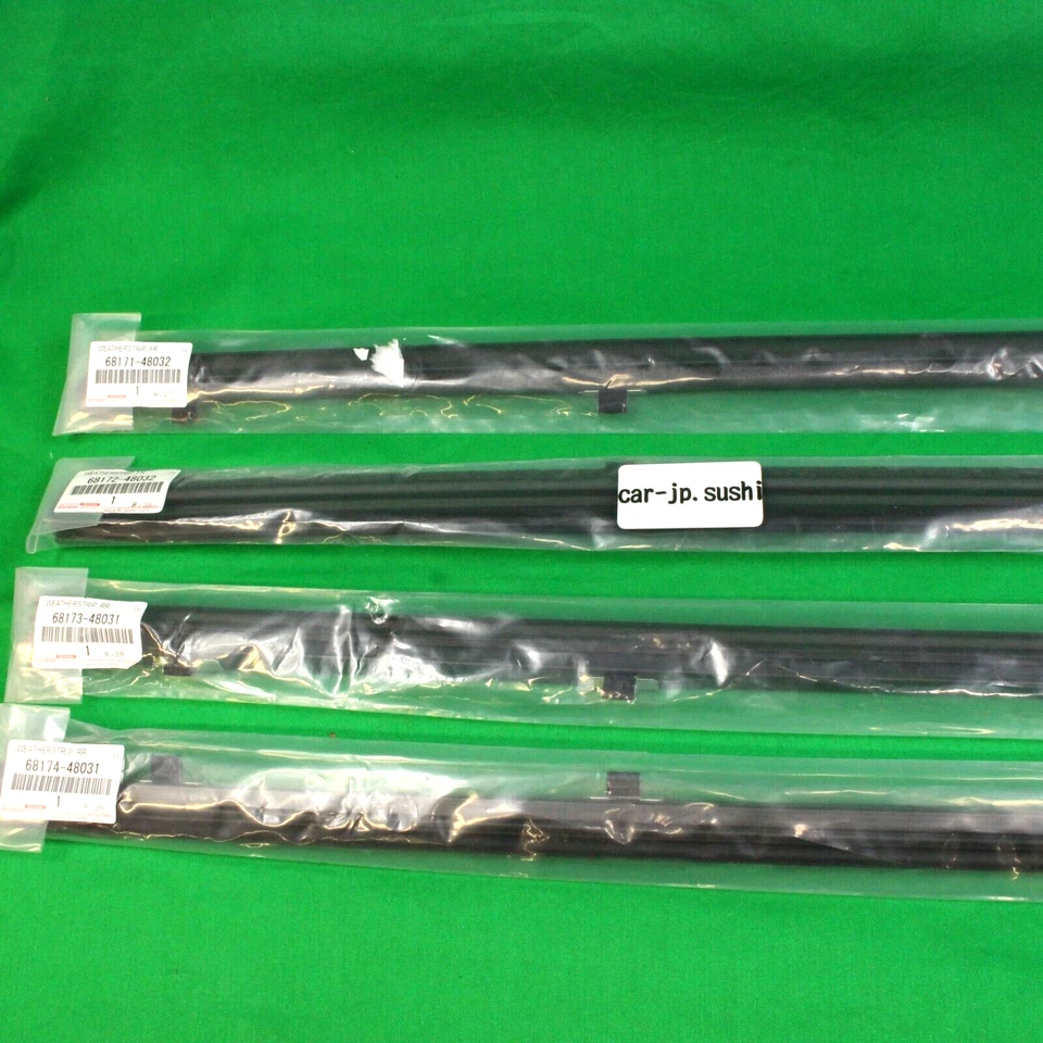 TOYOTA LEXUS RX330 RX350 RX400H Puerta delantera y trasera 'Interior Weatherstrip 4P Foto 1 de 4