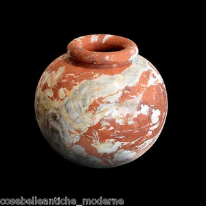 Centrotavola Vaso in Marmo Rosso Francia Vase Red Marble CLASSIC HOME DESIGN - Picture 1 of 1