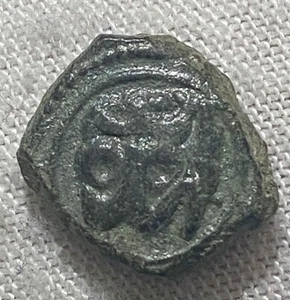 HN Messina Guglielmo II 1180-85 frazione follaro Cu qSPL SP#118 q847 - Picture 1 of 2