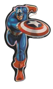 Captain America Marvel Comics #5 NEW Chrome Sticker - Imagen 1 de 1