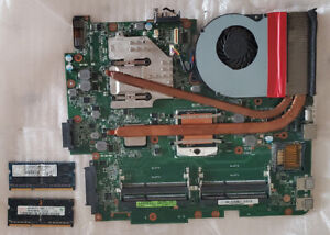 ASUS N53SV Laptop -project OEM parts lot (lid, keyboard, motherboard)