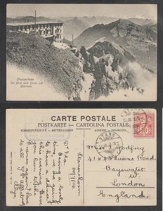 Switzerland Postcard Stanserhorn mit Blick nach Säntis und Glärnisch Circa 1908 - Picture 1 of 3