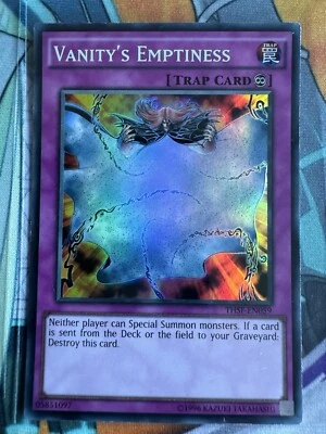 THSF-EN059 Vanity's Emptiness Super Rare 1st Edition LP Yugioh - Image 1 of 2