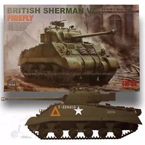 RYEFIELD MODELS 1/35 BRITISH SHERMAN VC TANK 'FIREFLY' KIT 5038 - Foto 1 di 6