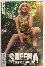 Sheena Queen of the Jungle #2 (2017) NM- Ashley Du Cosplay Photo Good Girl Cover