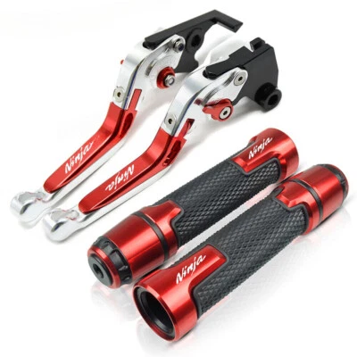 For KAWASAKI NINJA 650 ZX6R ZX10R ZX14R Brake Clutch Levers Handlebar Grips sets - Изображение 1 из 4