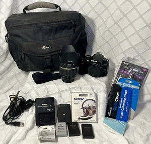 Nikon D3200 Digital SLR Camera (24.2MP)Bundle With Tamron Lens, Batteries & More - Picture 1 of 13
