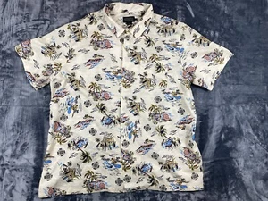 Pendleton Aloha Shirt Mens 2XL Colorful Hawaiian Camp Lei Beach Vacation Surfers - Picture 1 of 7