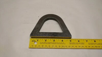 1/2" WELD ON LIFTING EYE - D-RING - SHACKLE MOUNT - TRAILER TIE DOWN - TOW STRAP - Image 1 of 4