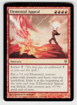 Zendikar #123 Elemental Appeal - Image 1 of 2