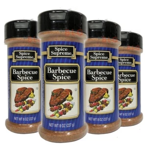 Spice Supreme Ground BARBECUE SPICE Food Seasonings Kitchen Cooking 8oz (4 Pack) - Picture 1 of 2