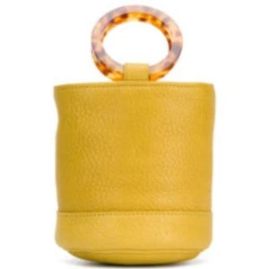 Simon Miller Bongai 15 Mini Nubuck Bucket Bag, Women's Size Mini - Yellow - Picture 1 of 10