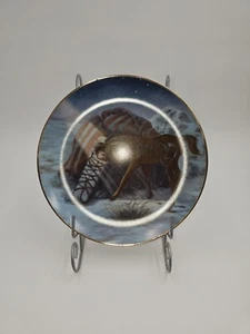 Silent Light 1988 Plate Perillo Christmas Series Retired Vnt Native American - Picture 1 of 2