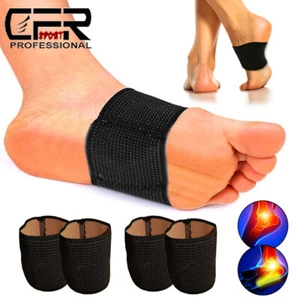 Copper Compression Arch Plantar Fasciitis Support Sleeves Foot Brace Pain Relief - Picture 1 of 10