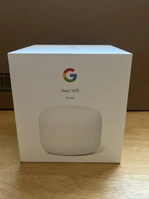 Google Nest Wifi Ethernet Dual Band 2.4 GHZ Wireless H2D Router AC2200 - Image 1 of 4