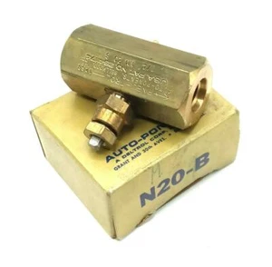Deltrol Autopotents N20B Brass Needle Valve 1/4" NPT Female/Female - Picture 1 of 2