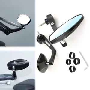 Fit For 2011-2021 Honda VFR800X Crossrunner 1 Set Bar End Rear View Mirrors - Picture 1 of 17
