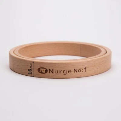 Nurge Wooden Hoops Without Screws, Rim Height 16mm, Diameter 100mm Hand - Image 1 of 3