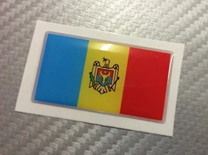 Adesivo Bandiera 3D Resinata ANDORRA 45 x 25 mm. - Bild 1 von 1