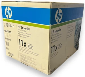 (BRAND NEW) HP Q6511XD 11X LASERJET 2400 2410 2420 2430 2 Cartridges Dual Pack - Picture 1 of 2
