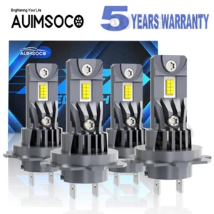 For Jaguar XJ8 L Sedan 4-Door 1998-2008 LED Headlight High Low Bulbs Xenon White - Picture 1 of 17