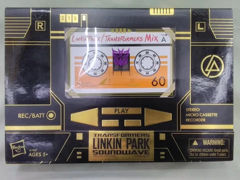LINKIN PARK SOUNDWAVE MODEL CODE TRANSFORMERS LINKIN PARK HASBRO Cover