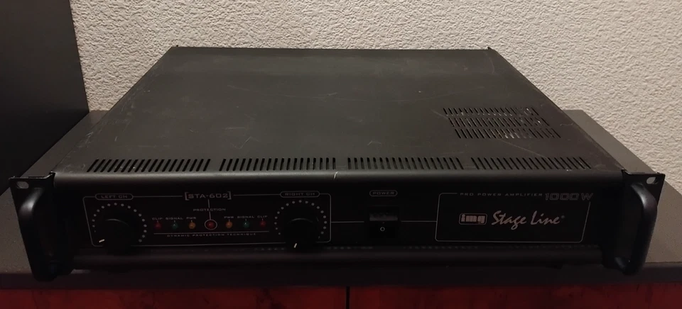 IMG Stage Line STA 602 Pro 1000W Verstärker Rack DJ AMP Stageline  - Bild 1 von 4