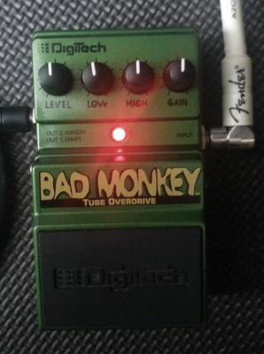 DigiTech Bad Monkey Tube Screamer Overdrive Distortion Guitar Effect FX Pedal - Image 1 of 4