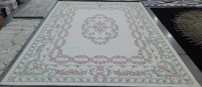 Alfombra Mancha Trasera Marfil/Rosa 9'-0" x 12'-0", Precio Reducido 1172786134 AUB102A-9 Foto 1 de 4