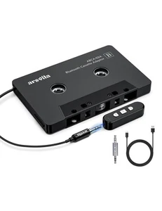 Car Audio Cassette to Aux Adapter, 5.1 Bluetooth Receiver Kit for Cassette to... - Bild 1 von 9