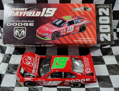 Action #19 Jeremy Mayfield DODGE DEALERS 1:24 2002 Dodge Intrepid R/T p/n 102526 - Image 1 of 4