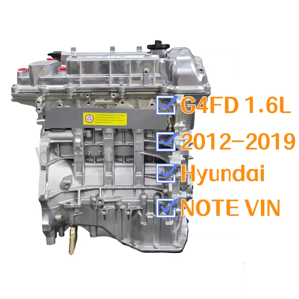 Nuevo conjunto de motor G4FD 1,6 L para Hyundai Accent GLS Kia Rio Soul 2012-2019 Foto 1 de 4