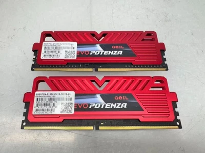 GeIL EVO POTENZA 16GB (2x8GB) DDR4 (PC4-21330) Desktop Memory GPR48GB2666C19S - Image 1 of 2