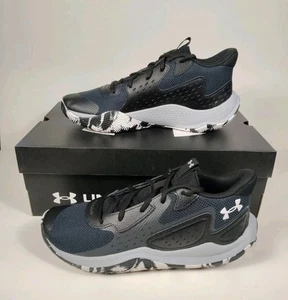 UNDER ARMOUR-Nuevo-Zapatos Atléticos Hombre Negro/Gris Jet '23-3026634-002-Talla 10 - Imagen 1 de 7