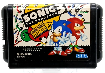 Mega Drive SONIC THE HEDGEHOG 3 Cartridge Only Sega Japan - Image 1 of 4