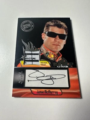 2012 Press Pass Ignite NASCAR Materials Jamie McMurray Laundry Tag Auto RC SP - Image 1 of 2