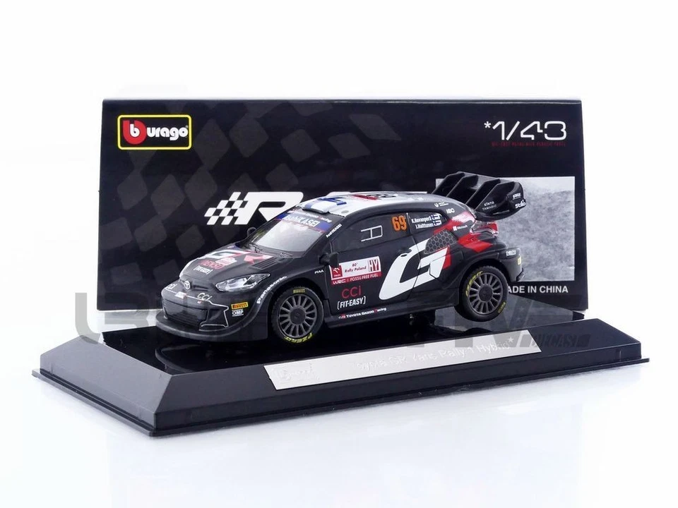 BBURAGO 1/43 - TOYOTA YARIS GR RALLY1 HYBRID - WRC 2024 38324BK - Bild 1 von 1